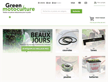 Tablet Screenshot of green-motoculture.com